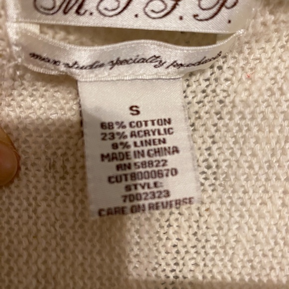 Ladie's Flutter Sleeve Swing Style Waist Open Front Cardigan Sweater Sz. S/M - Picture 9 of 14